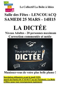 Dictée Lencouacq