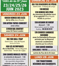 Labastide d'Armagnac - Fêtes de la St Jean - 23 au 26 Juin