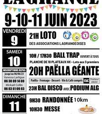 Lagrange - Fêtes - 9 au 11 Juin