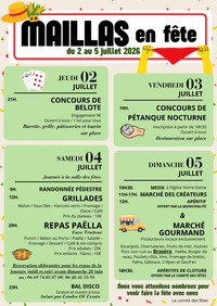 Maillas - Fêtes - 2 au 5 Juillet