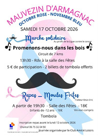 Mauvezin d'Armagnac - Octobre Rose & Novembre Bleu - 17 Octobre