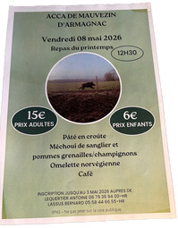 Mauvezin d'Armagnac - Repas de Printemps - 8 Mai