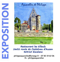 Aquarelles de Philippe