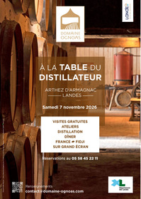 Arthez d'Armagnac - A la table du distillateur (Affiche) - 7 Novembre