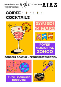 Arue - Soirée Cocktails - 14 Mars