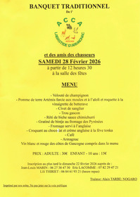 Banquet Labastide 28 février