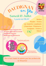 Baudignan - Baudignan en fête - 18 Juillet