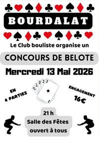 Bourdalat - Concours de belote - 13 Mai