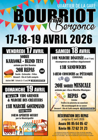 Bourriot Bergonce - Fête du quartier de la gare - 17 au 19 Avril