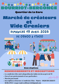 Bourriot Bergonce - Marché de créateurs & Vide greniers - 19 Avril