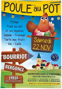 Bourriot Bergonce - Poule au pot - 22 Novembre