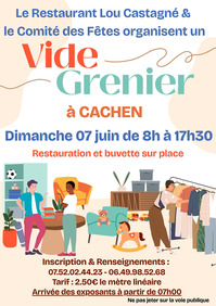 Cachen - Vide grenier - 7 Juin