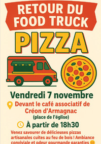 Food Truck Pizza - 7 novembre - Créon