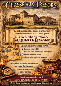 Créon d'Armagnac - Chasse au trésor - 4 Avril