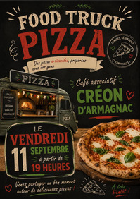 Créon d'Armagnac - Foodtruck pizza - 11 Septembre