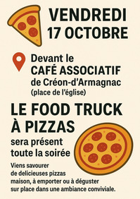 Créon d'Armagnac - Foodtrucks - 17 Octobre