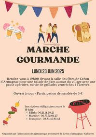 Créon d'Armagnac - Marche gourmande - 23 Juin