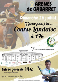 Gabarret - Course landaise - 26 Juillet