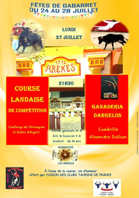 Gabarret - Course landaise - 27 Juillet