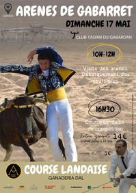 Gabarret - Course landaise (Affiche) - 17 Mai