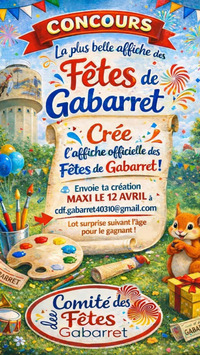 Gabarret - Concours affiche des fêtes 2026