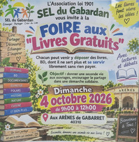 Gabarret - Foire aux livres gratuits - 4 Octobre