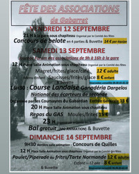 Gabarret - Fête des associations - 12 au 14 Septembre