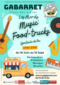 Gabarret - Les mardis Music' & Foodtrucks - 16 Juin au 15 Septembre