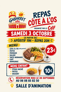 Gabarret - Repas côte à l'os - 3 Octobre