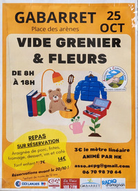 Gabarret - Vide grenier & fleurs - 25 Octobre