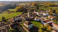 Hontanx -  reportage Automne_Hiver-31-village-vue-drone@CDT40