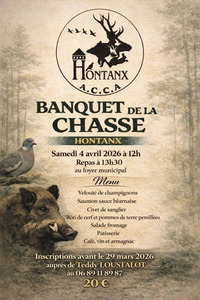 Hontanx - Banquet de la chasse - 4 Avril