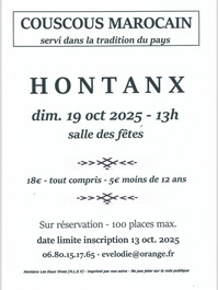 Hontanx - Coucous marocain - 19 Octobre