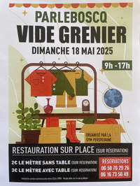 vide-grenier -18mai - parleboscq