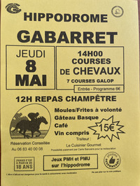courses chevaux - 8mai - Gabarret