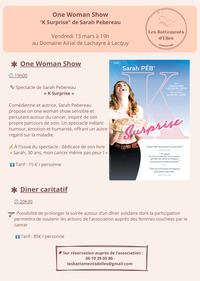 Lacquy - One woman show K Surprise - 13 Mars