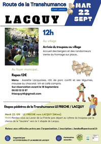 Lacquy - Route de la Transhumance - 22 Septembre