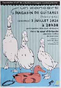 Labastide d'Armagnac - Concert Magasin de guitares - 3 Juillet
