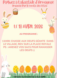 Labastide d'Armagnac - Chasse aux oeufs - 18 Avril