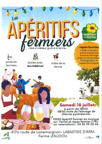 Labastide d'Armagnac - Apéritif fermier - 18 Juillet