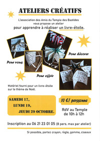 Labastide d'Armagnac - Ateliers créatifs - 17, 19 & 29 Octobre