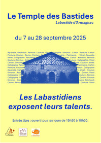 Labastide d'Armagnac - Expo temple des bastides - 7 au 28 Septembre