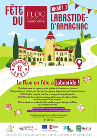 Labastide d'Armagnac - Fête du Floc (affiche) - 12 Août
