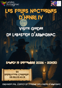 Labastide d'Armagnac - JEP Les folies nocturnes d'Henri IV - 19 Septembre