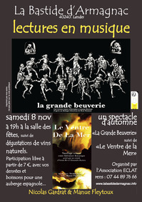 Labastide d'Armagnac - Lectures en musique - 8 Novembre