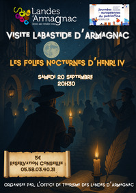 Labastide d'Armagnac - Les folies nocturnes d'Henri IV - 20 Septembre