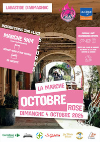 Labastide d'Armagnac - Marche Octobre Rose - 4 Octobre