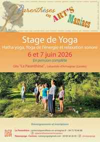 Labastide d'Armagnac - Stage de yoga - 6 & 7 Juin