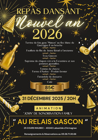 Labastide d'Armagnac - Repas dansant - 31 Décembre