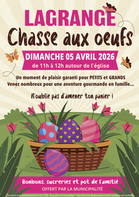 Lagrange - Chasse aux oeufs - 5 Avril